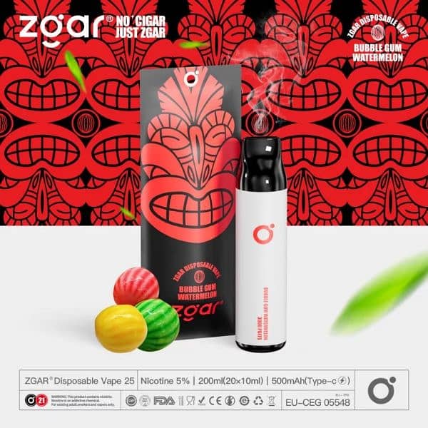 DISPOSABLE VAPE ZGAR DISPOSABLE VAPE 5% NICOTINE DISPOSABLE VAPE 16