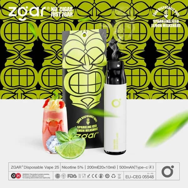 DISPOSABLE VAPE ZGAR DISPOSABLE VAPE 5% NICOTINE DISPOSABLE VAPE 19