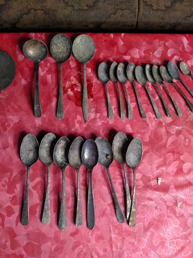 26 Antique Copper Spoons (100+ YEARS OLD) 2