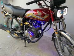 honda 125 mardan number 1200km running