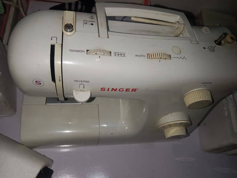 sewing machine with many modes. 4