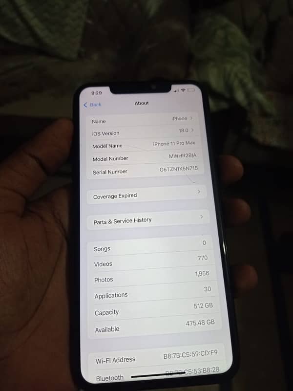 Iphone 11 pro max 512gb Factory Unlock Read add complete. . !!! 8