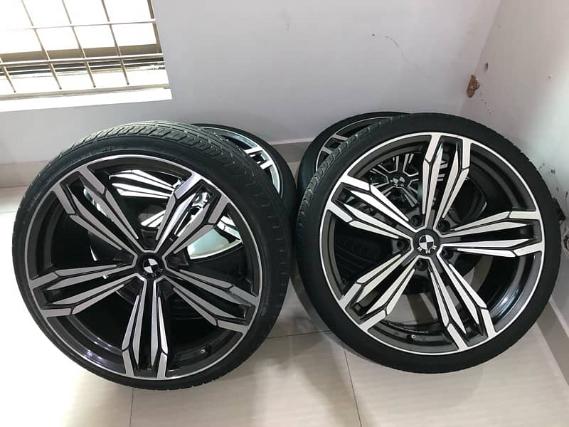 BMW rims and tyres in 20" staggered 1