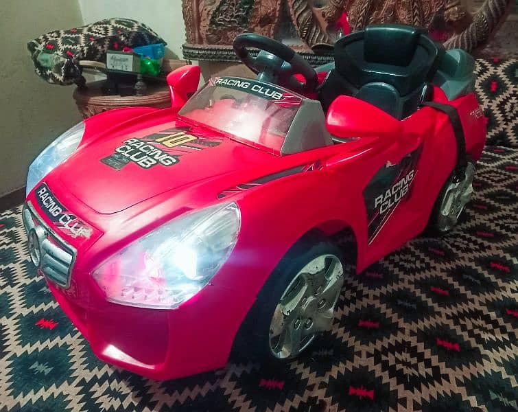 Kids baby car Big size with remote control,swing function all ok 1