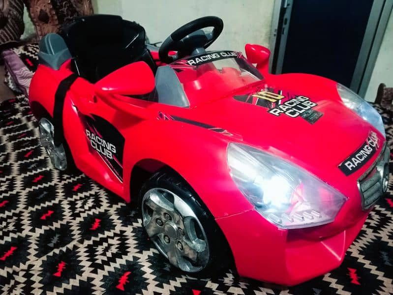 Kids baby car Big size with remote control,swing function all ok 2