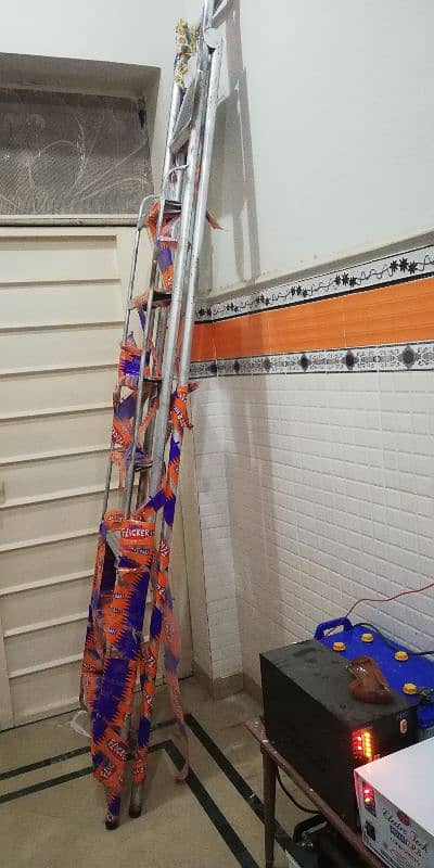 8ft ladder with warranty available till December 2025 1