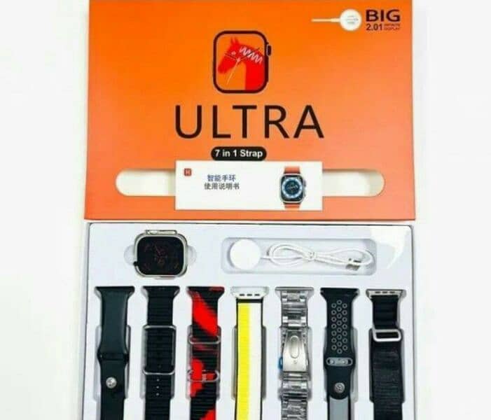 smart watch ultra new dubba pack 3