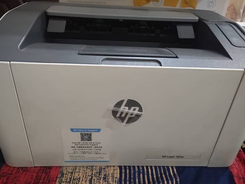 HP LaserJet 107W Black & White Wireless Printer (Connect With Mobile) 2