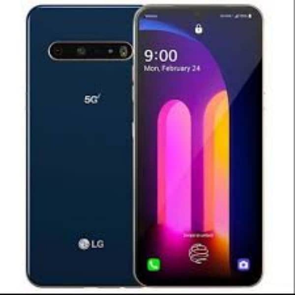 LG V60 THINQ 5G OFFICIAL APPROVED Singal SIM WITH ORIGINAL CHARGER 0