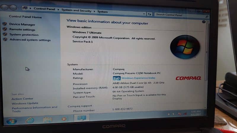 Compaq Presario Notebook PC 2