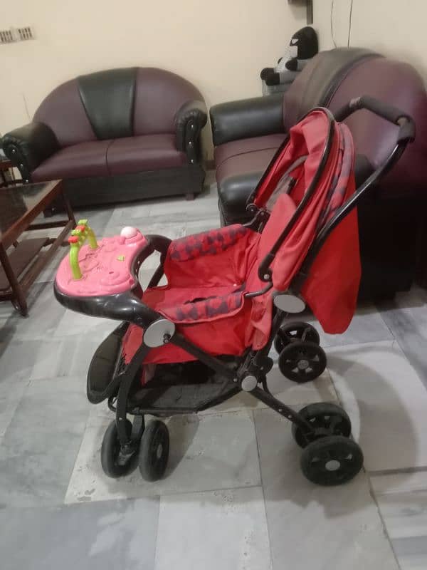 Baby Red Pram 2