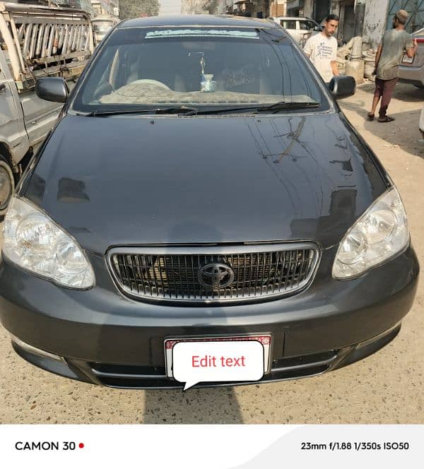 Toyota Corolla GLI 2007 blu color chep price excheng posible 0