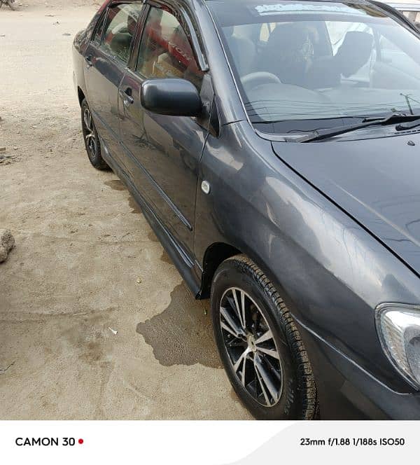 Toyota Corolla GLI 2007 blu color chep price excheng posible 3