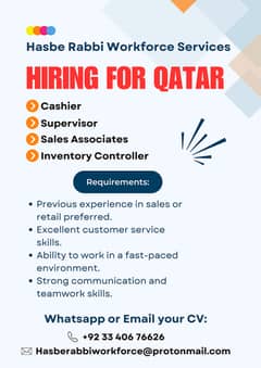 Exciting Job Opportunities in Qatar!