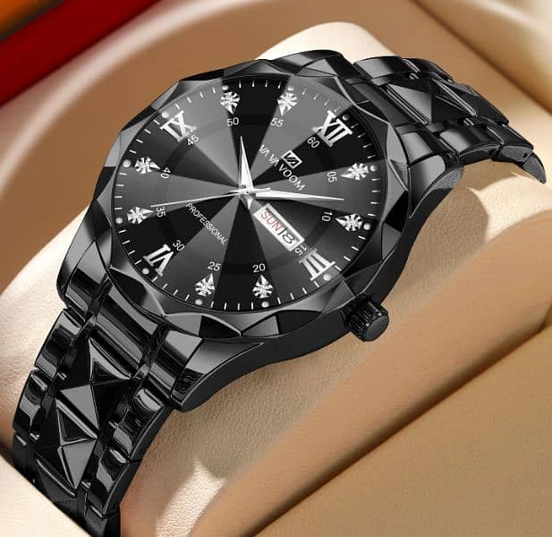 Watch For Men Luxury Watch Stainless Steel Fashionable Style Quartz 2