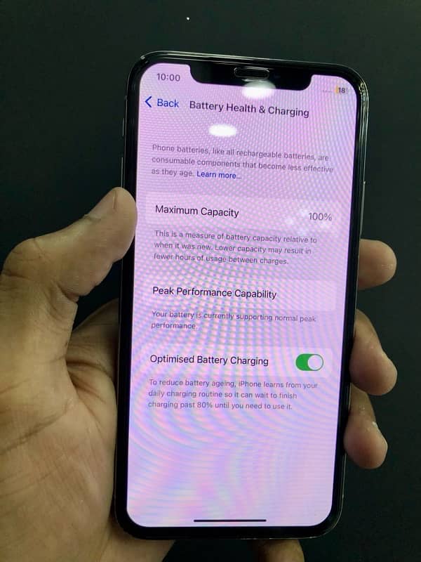 iPhone x Pta approved with box 3