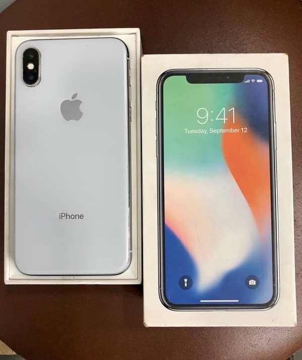 iPhone x Pta approved with box 5