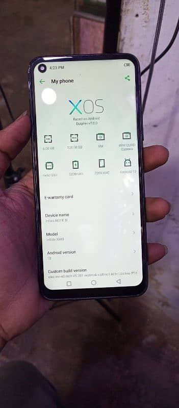 Infinix Note 8i 6 128 lush condition only phone 5