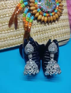 Best quality Earrings artificial Indian style  silver colour