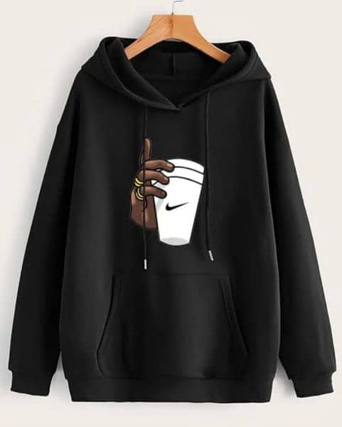 1 pic cotton graphic Hoodie 1