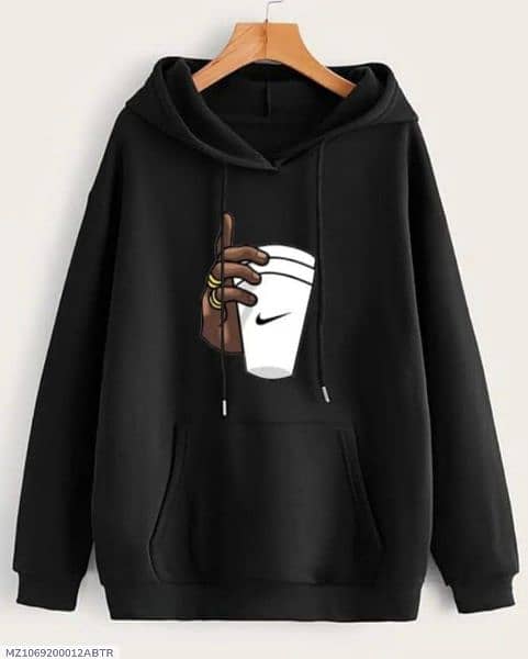 1 pic cotton graphic Hoodie 2