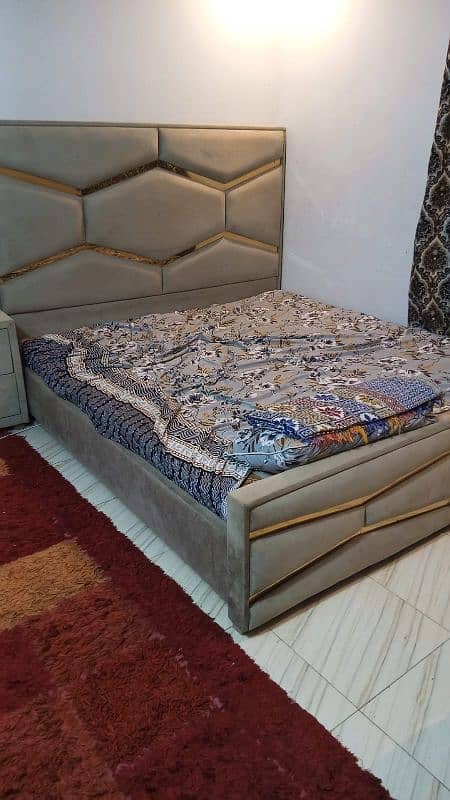 DOUBLE BED FOR SALE with side tables 1