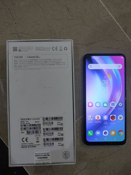 Tecno Camon 12 Air with Box 1