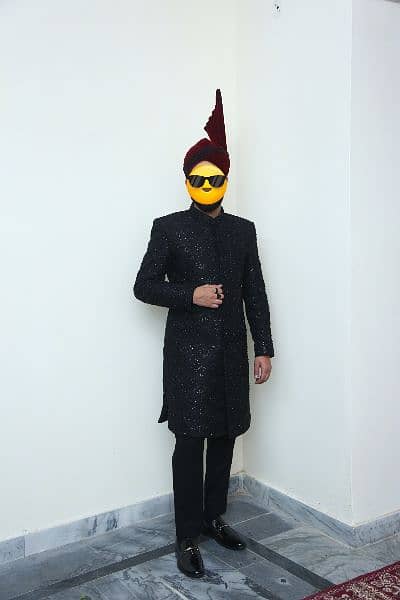 Black Sherwani 2