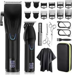 Suttik Professional Hair Clipper and Trimmer Set, Barber Clippers Set 0