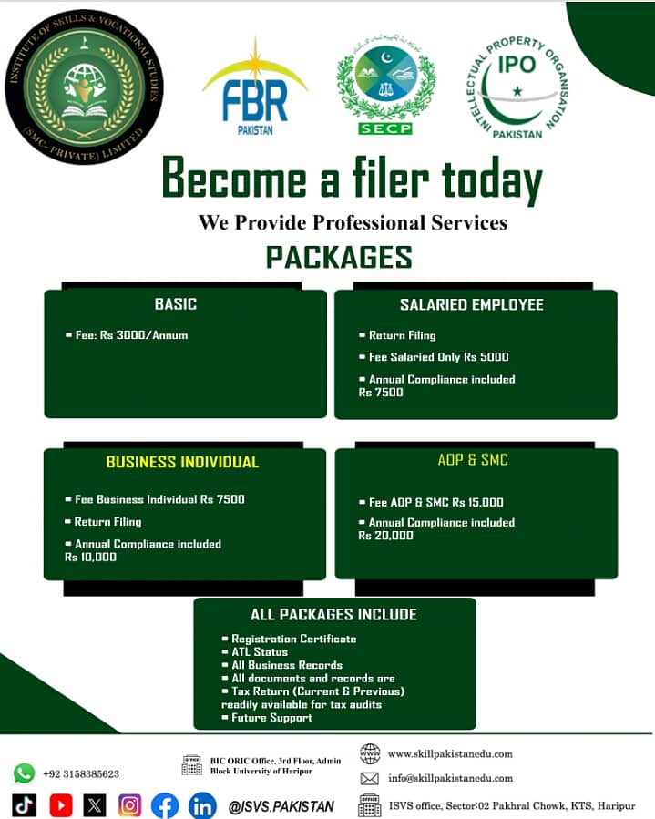 Become a filer today 0