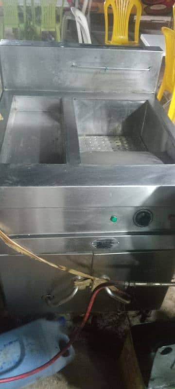 stainless steel counter N 32 ltr fryer 10