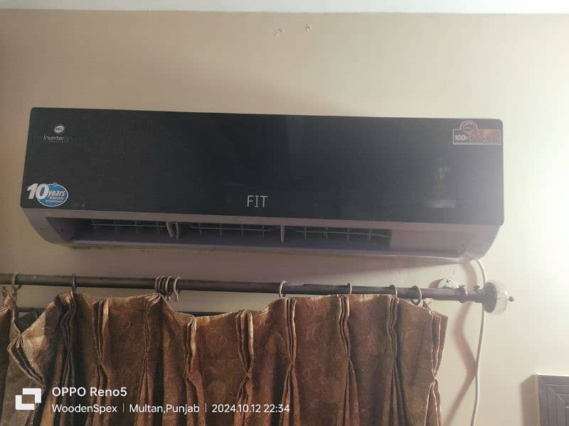 PEL Fit black 1.5 ton Inverter AC 1