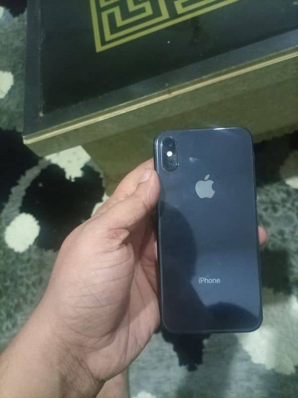 Iphone X 256 gb PTA approved black colour 4