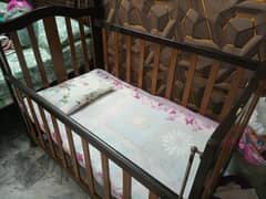 Wooden Baby Cot - Good Quality Wood