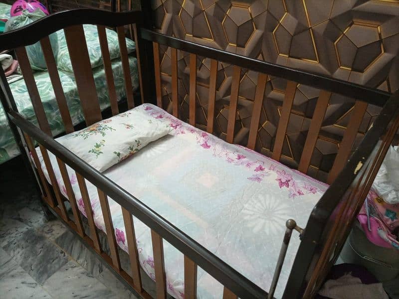 Wooden Baby Cot - Good Quality Wood 0