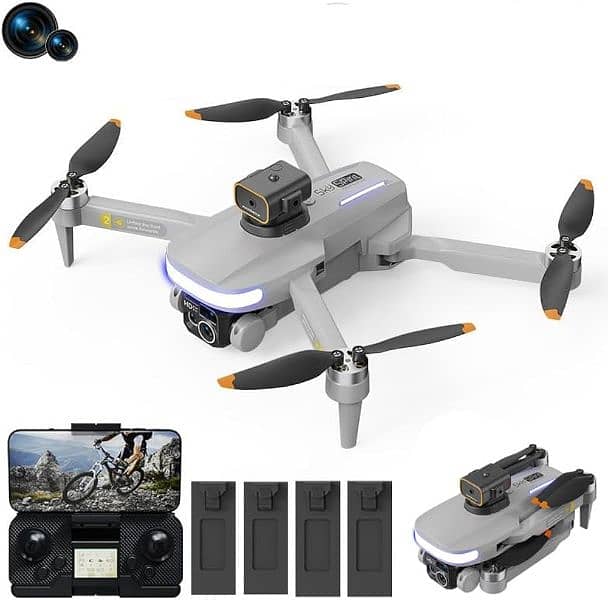 Drone camera for Professional use with dual Hd cameras and dual batery 0