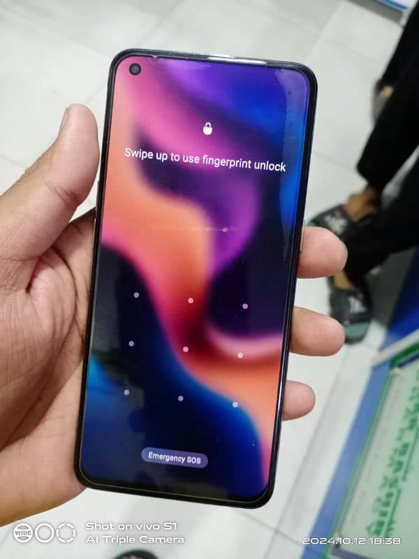 Oppo reno 5  with box and charger 5