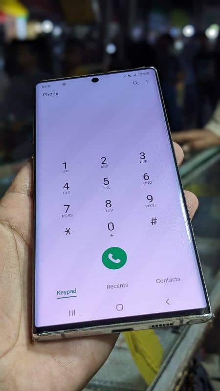 Samsung Not10 plus All oky 12 gb ram 256 gb momery 6