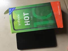 infinix hot11play 4 64gb with box and original charger and 3back cover