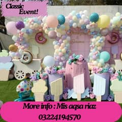 Birthdays Decor ,Weddings, Bridal showers & Corporate Event Planner