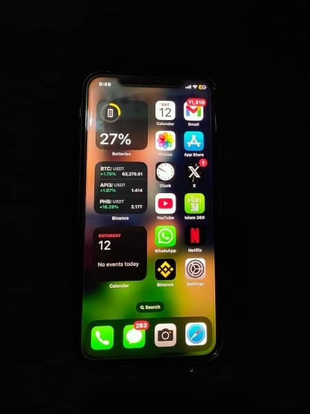 Iphone Xs Pta approved duel sim 64gb water pack 3