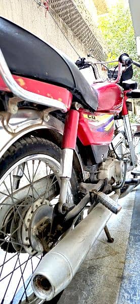 Honda cd 70 2015 model in red for sale 1