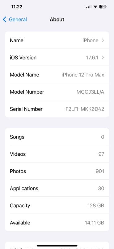 iPhone pro Max 128 GB PTA approved duel sim 3