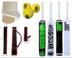 Pack Of 3 (Tape ball Bat+Bat cover+3 Balls) 0