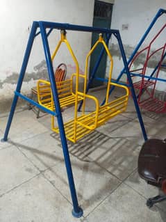 Double Sided Metal Swing For Kids