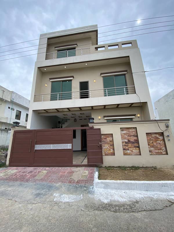 5 Marla Double Story Brand New House For Sale In A Block New City Phase II Wahcant 0