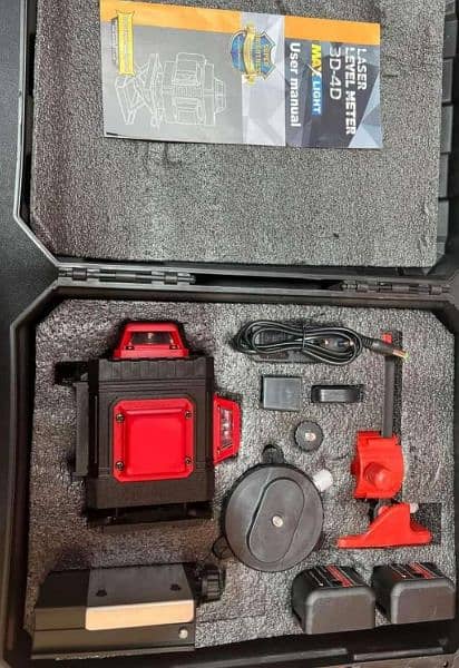 Box Pack New Self Green Laser Level 16 Line 4D 0