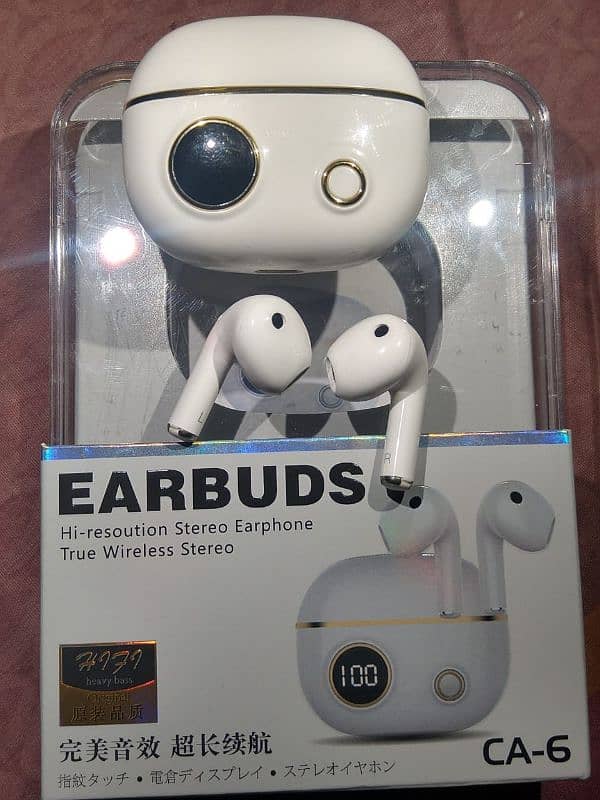 earbuds CA6 hi. resoution stereo earphones tru wireless stereo 0