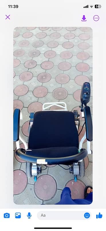 electric power foldable wheelchair 1