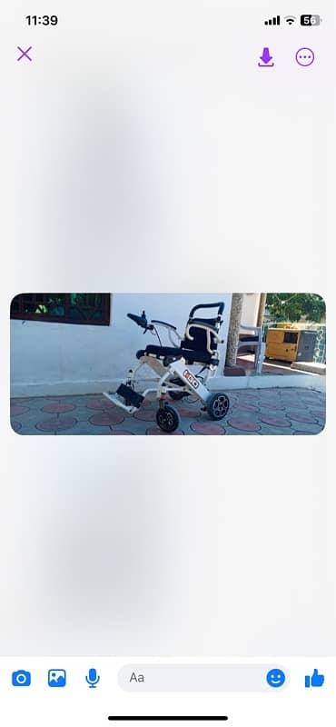 electric power foldable wheelchair 3